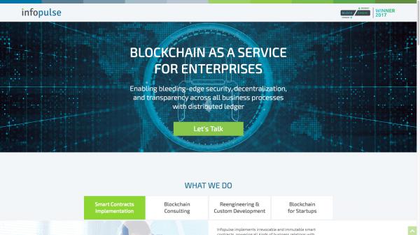 Blockchain as a service example picture